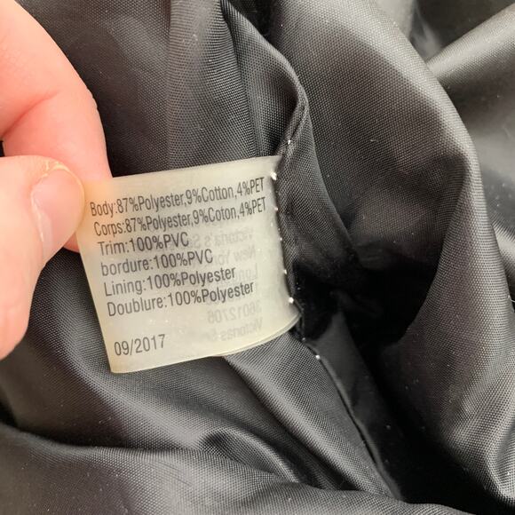 Victoria's Secret white metallic silver sequin oversized top zipper tote bag - Picture 10 of 14